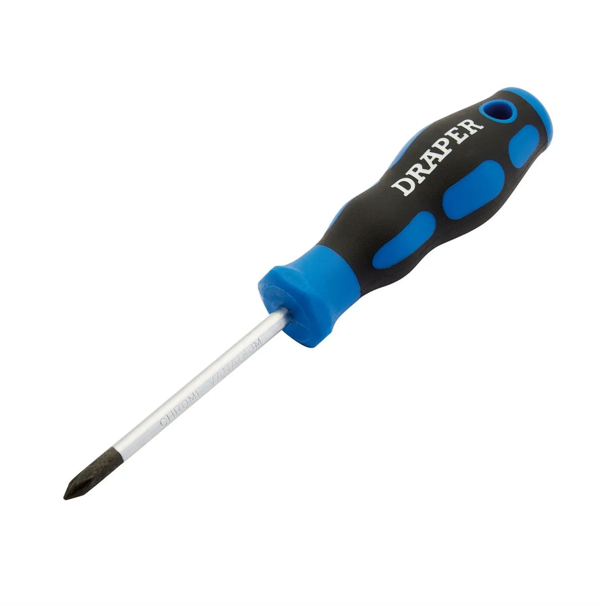 Draper Soft Grip Cross Slot Screwdriver No.1 x 75mm 48931 White Rose Tools