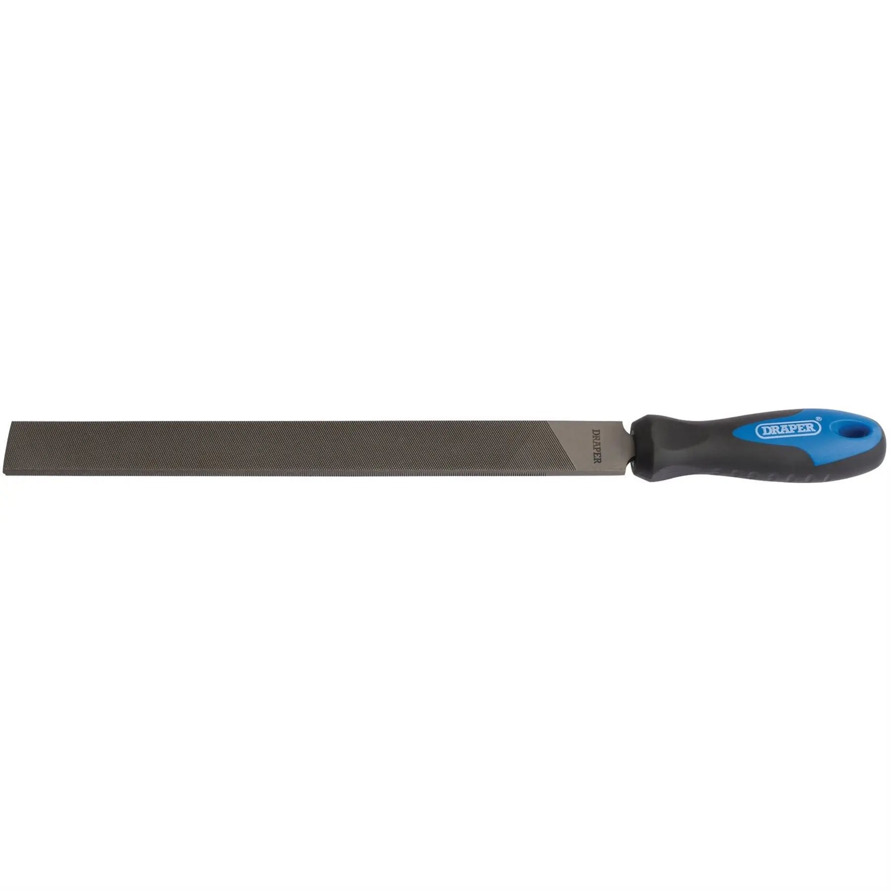 Draper Soft Grip Engineers Hand File and Handle 300mm 00008 White Rose Tools