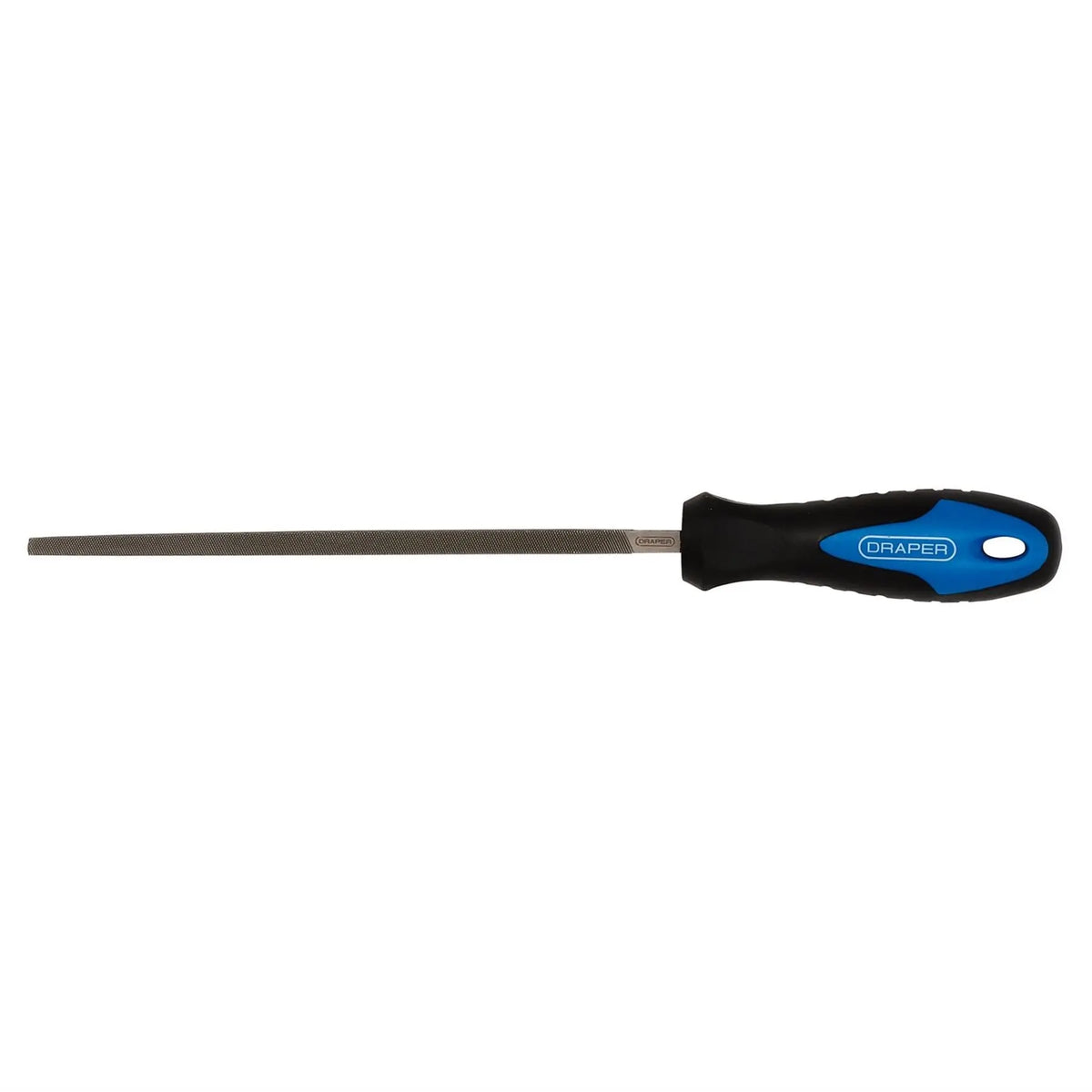 Draper Soft Grip Engineers Square File and Handle 200mm 44956 White Rose Tools