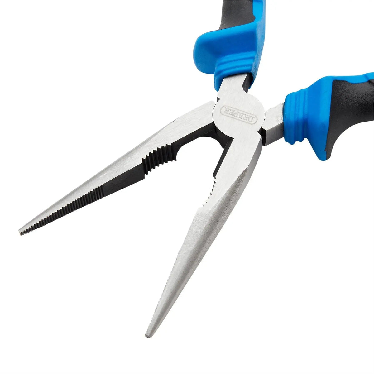 Draper Soft Grip Long Nose Pliers 200mm 44143 White Rose Tools