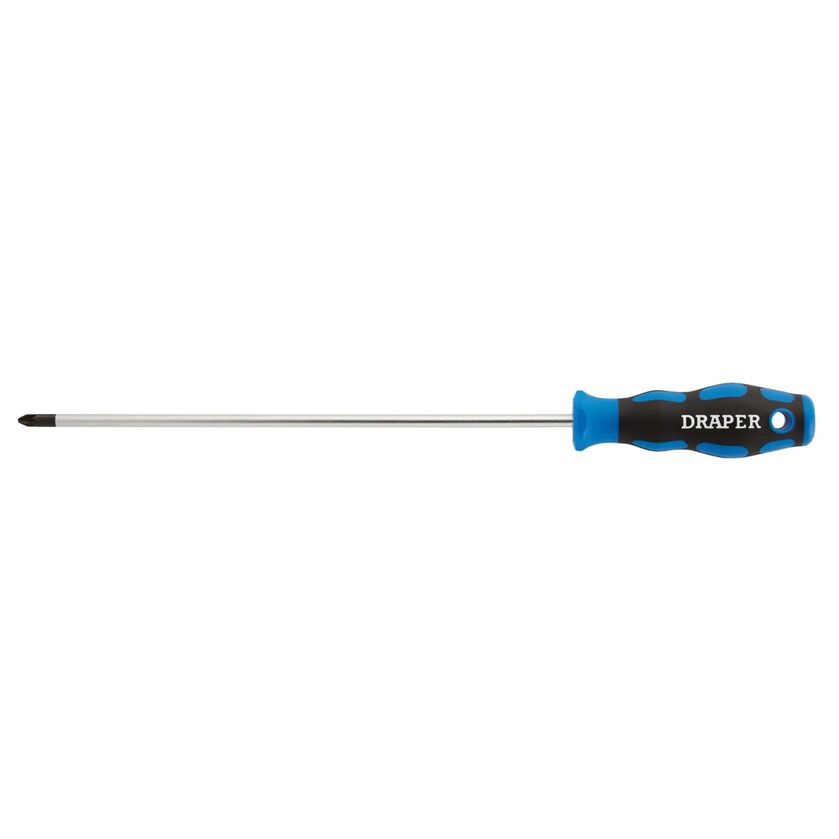 Draper Soft Grip PZ TYPE Screwdriver No.2 x 250mm 48930 White Rose Tools