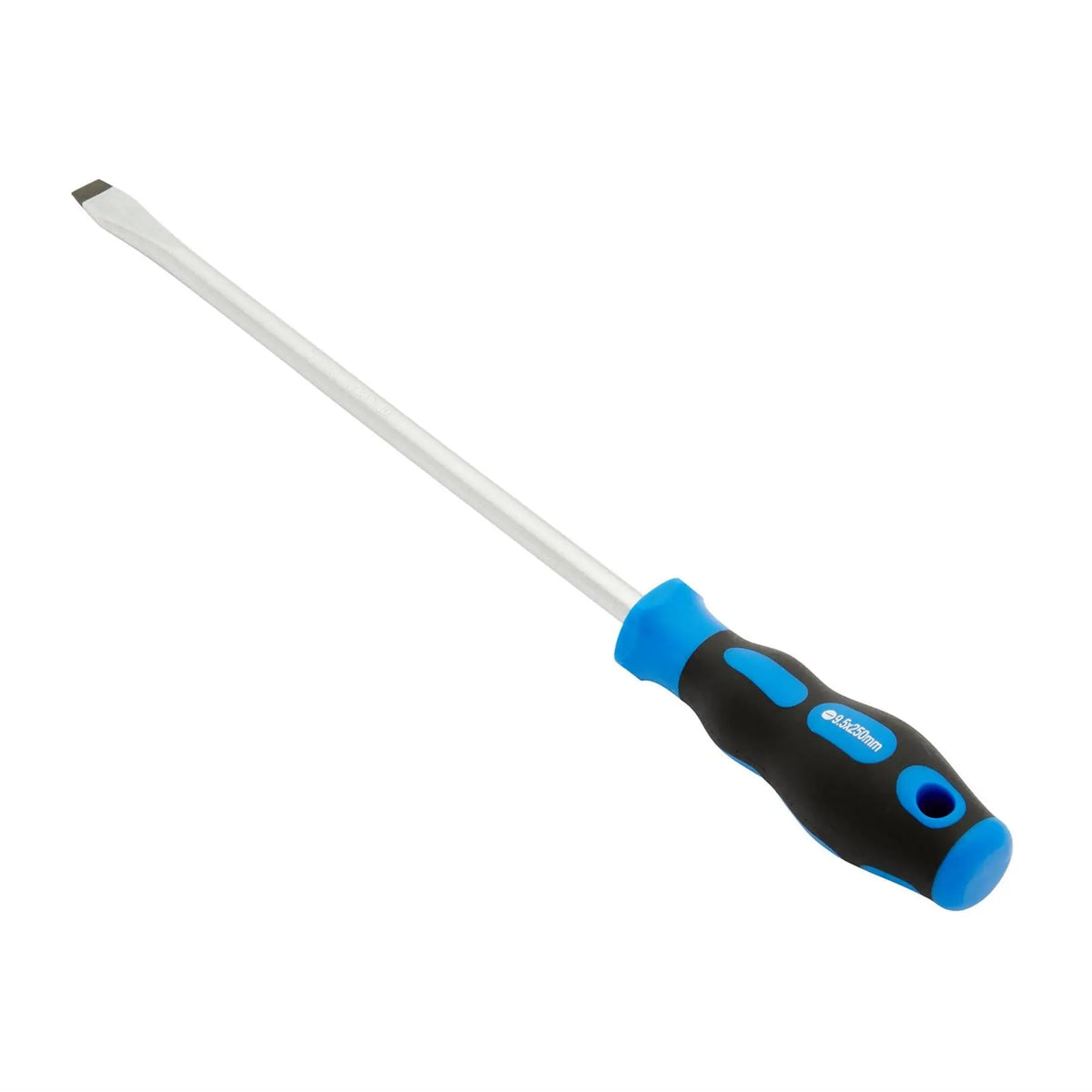 Draper Soft Grip Plain Slot Screwdriver 9.5 x 250mm 48927 White Rose Tools