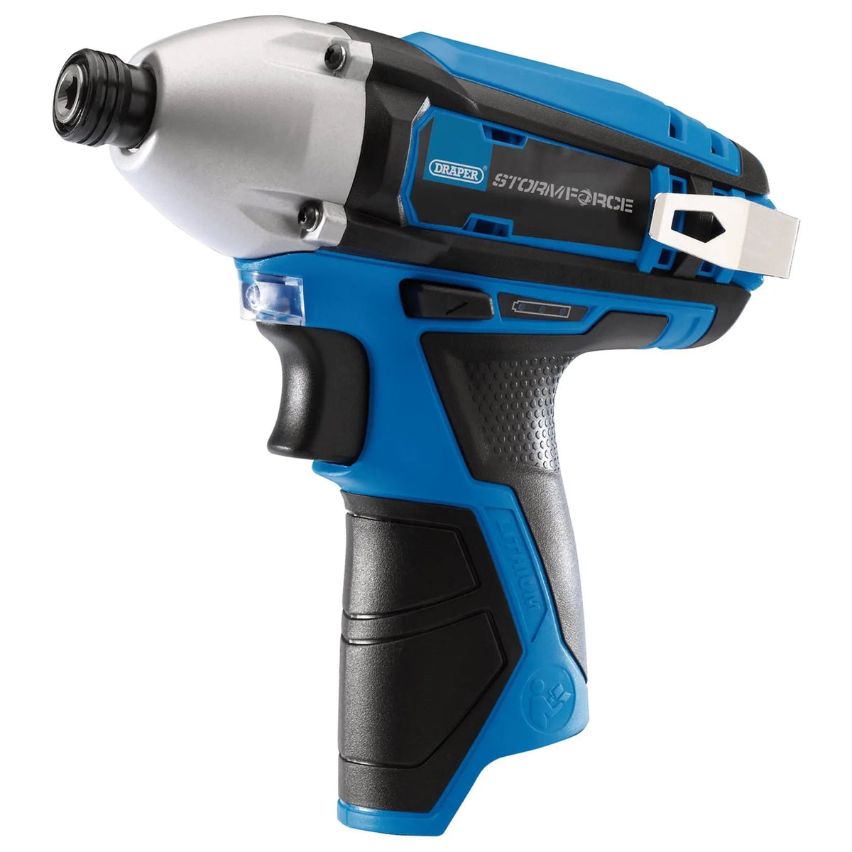 Draper Storm Force 10.8V Power Interchange Impact Driver 1/4" Hex. (Sold Bare) 17132 White Rose Tools