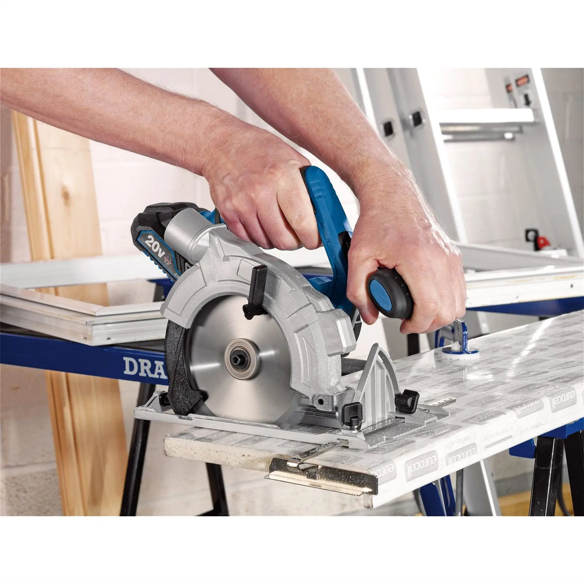 Draper Storm Force 20V Circular Saw (Sold Bare) 89451 White Rose Tools