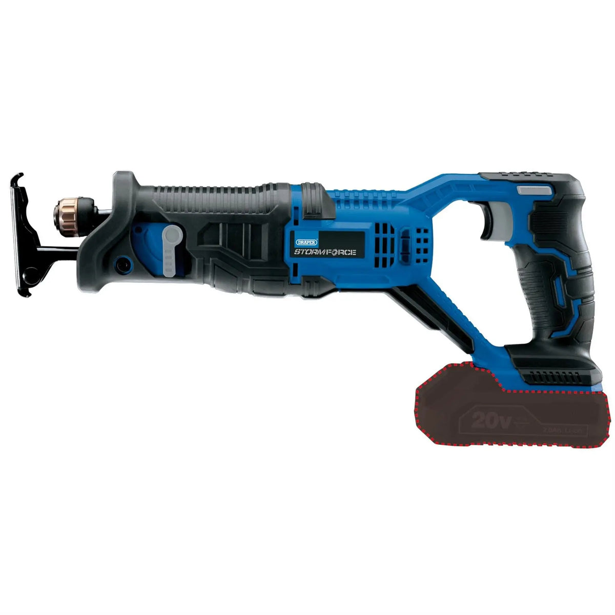 Draper Storm Force 20V Reciprocating Saw (Sold Bare) 89459 White Rose Tools