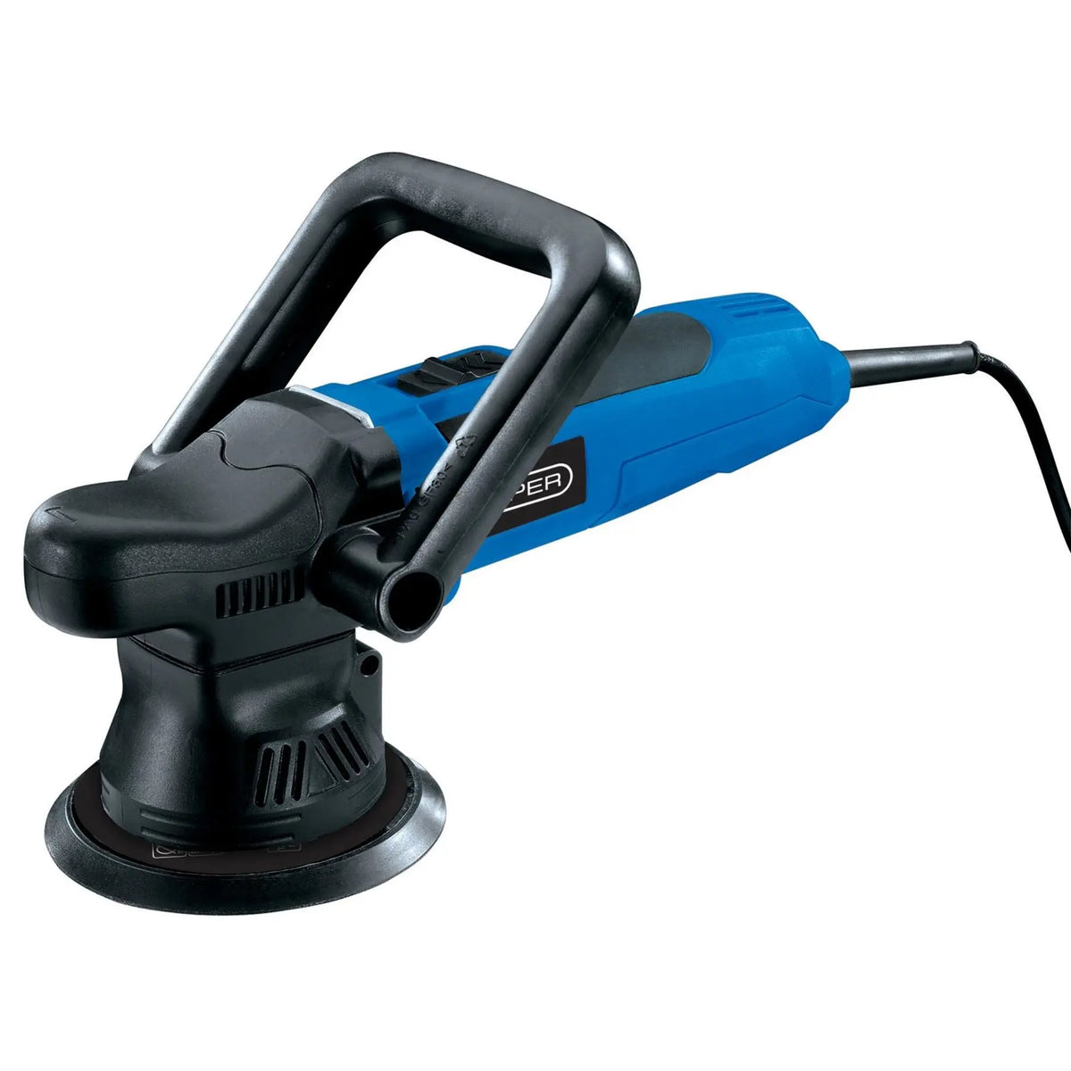 Draper Storm Force Dual Action Polisher 125mm 650W 01816 White Rose Tools