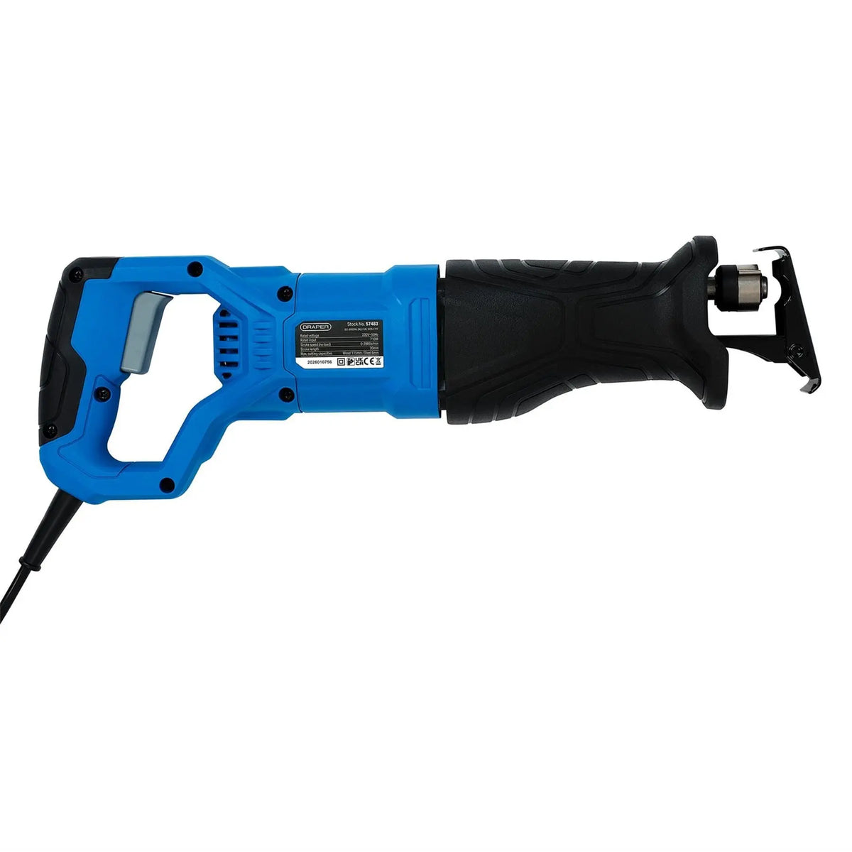 Draper Storm Force Reciprocating Saw 710W 57483 White Rose Tools