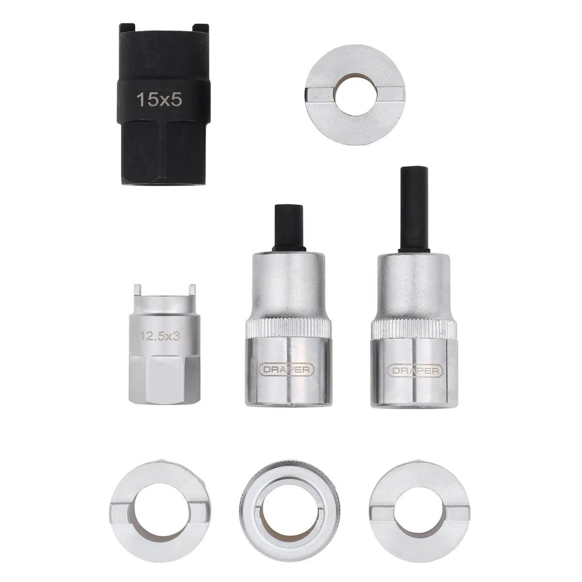 Draper Strut Nut Kit (8 Piece) 28194 White Rose Tools