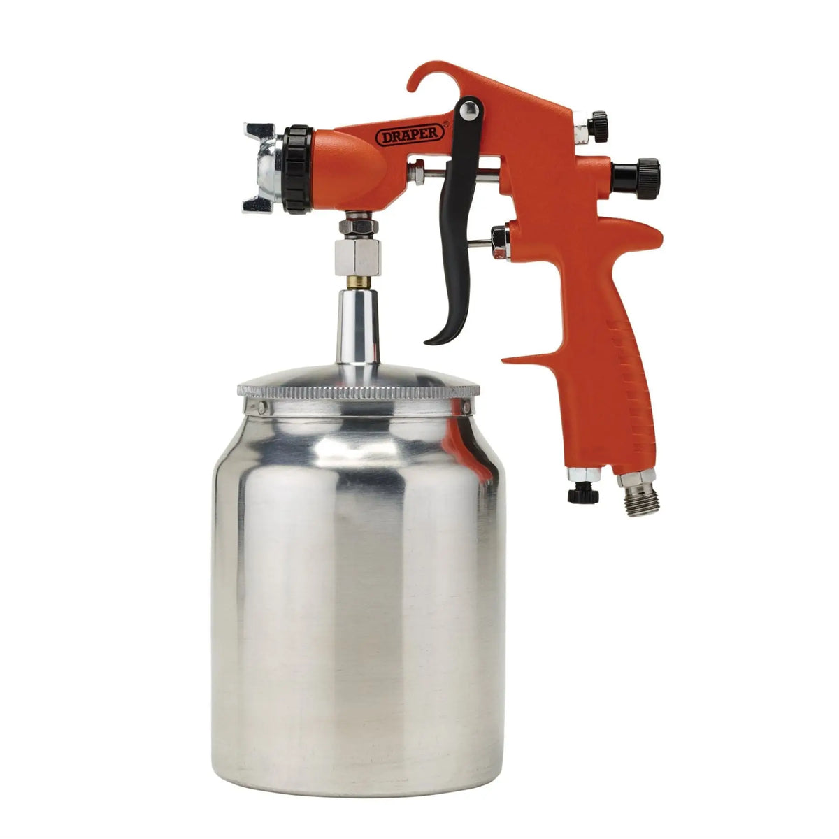 Draper Suction Air Paint Spray Gun 1L 1.8mm 28354 White Rose Tools