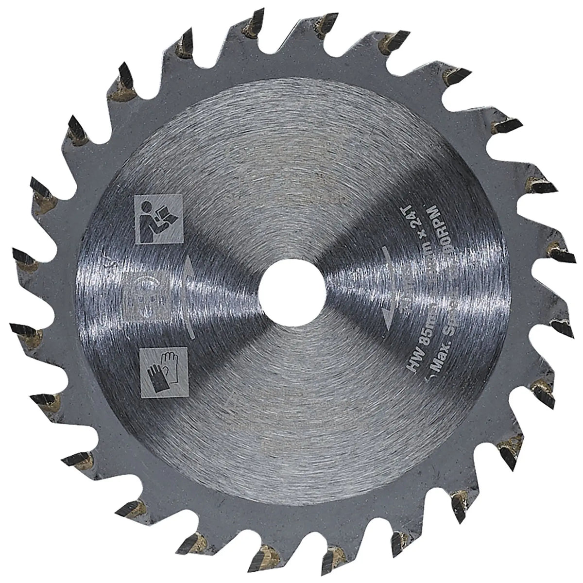 Draper TCT Saw Blade 85 x 10mm 24T 90485 White Rose Tools