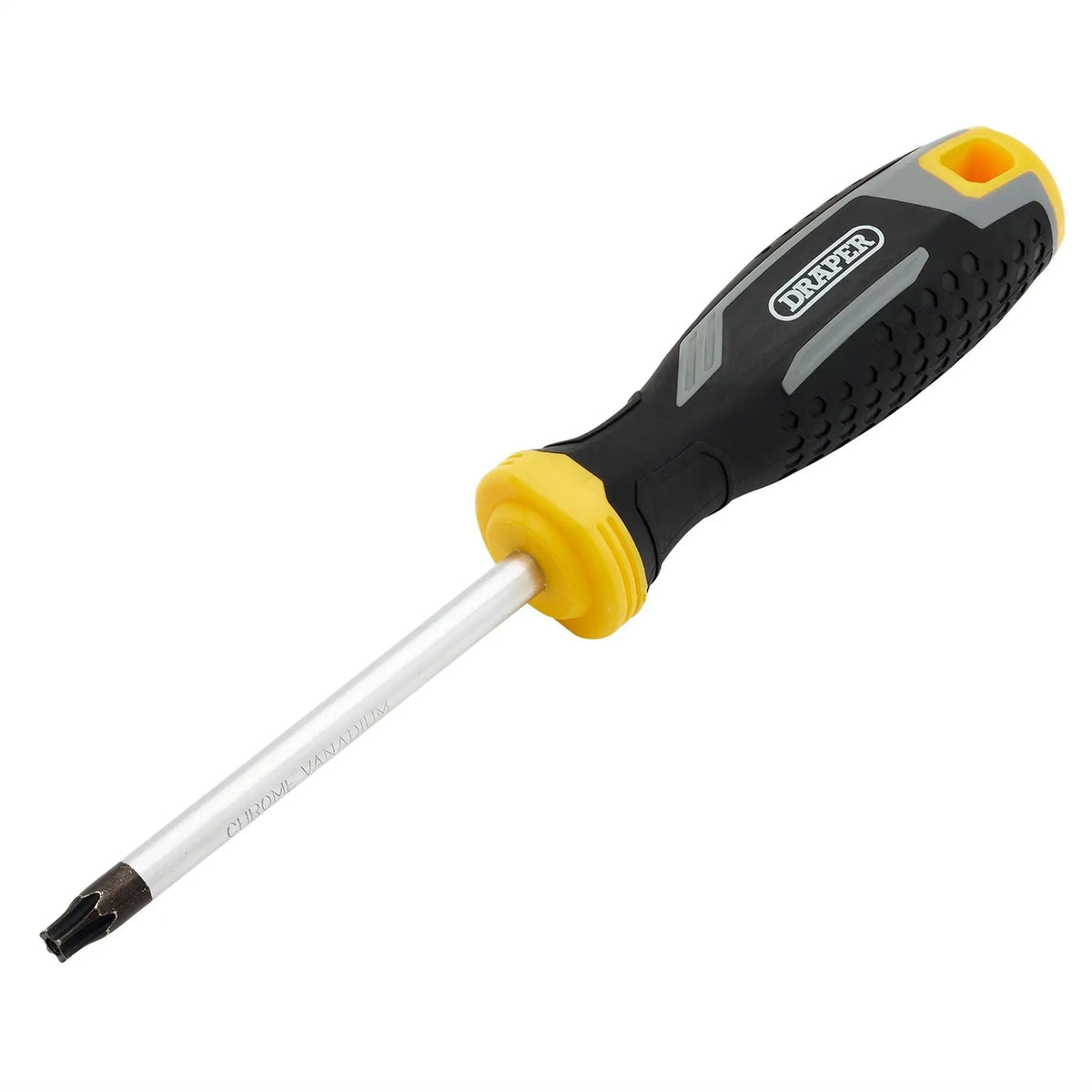 Draper TX-STAR® Tamperproof Soft Grip Screwdriver T40H x 100mm 13426 White Rose Tools