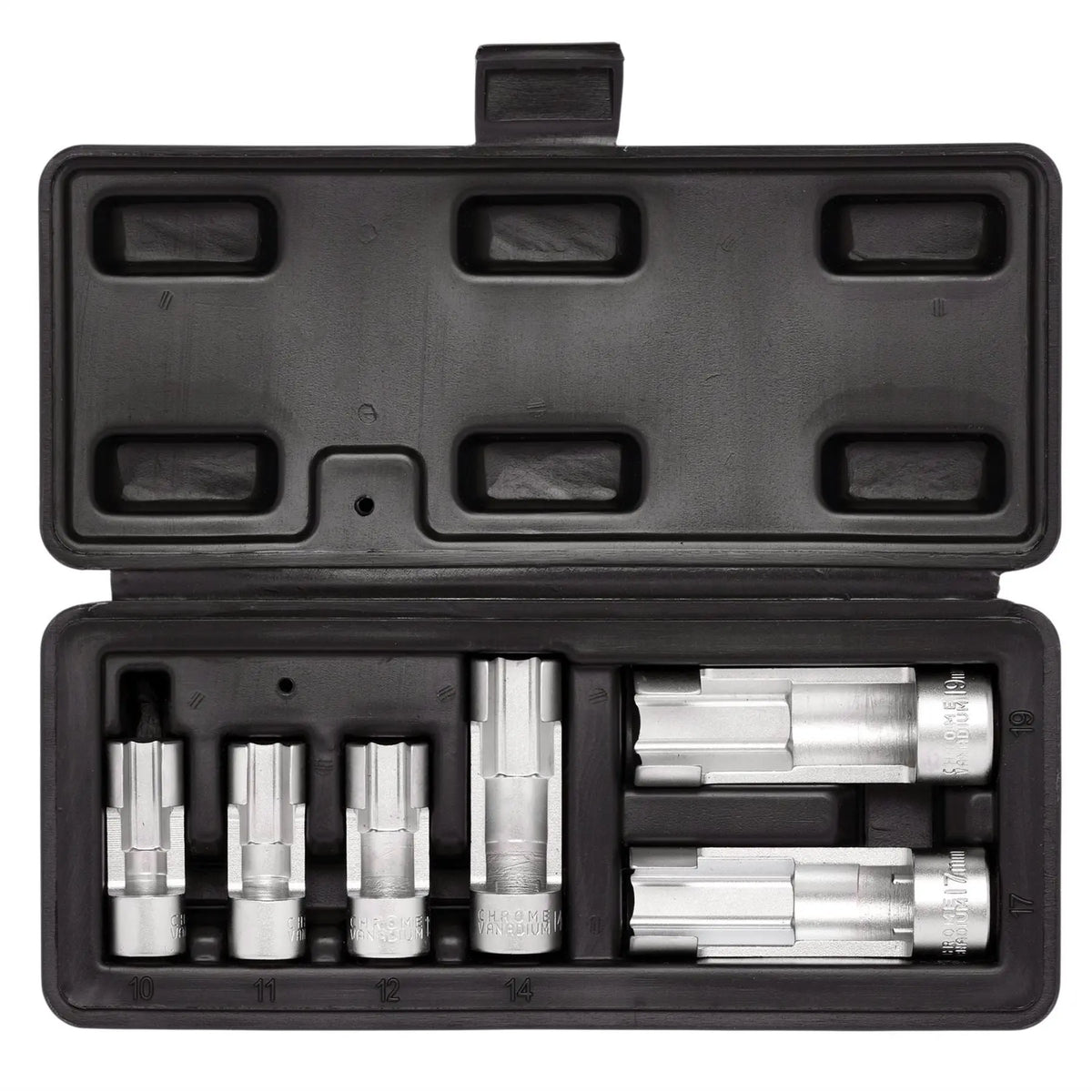 Draper Temperature Sensor Socket Set 1/2" and 3/8" Sq. Dr. (6 Piece) 12401 White Rose Tools