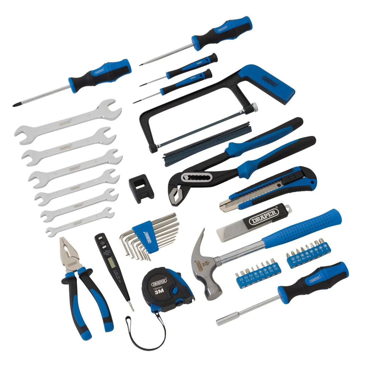 Draper Tool Kit Blue (58 Piece) 28106 White Rose Tools
