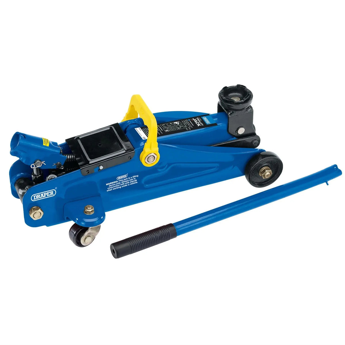 Draper Trolley Jack 2 Tonne 27634 White Rose Tools