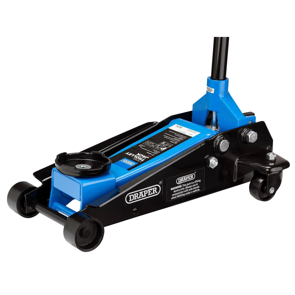 Draper Trolley Jack 3 Tonne 09179 White Rose Tools