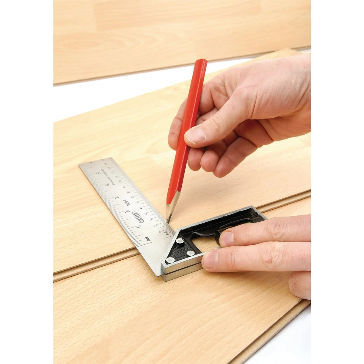 Draper Try and Mitre Square 150mm 18952 White Rose Tools