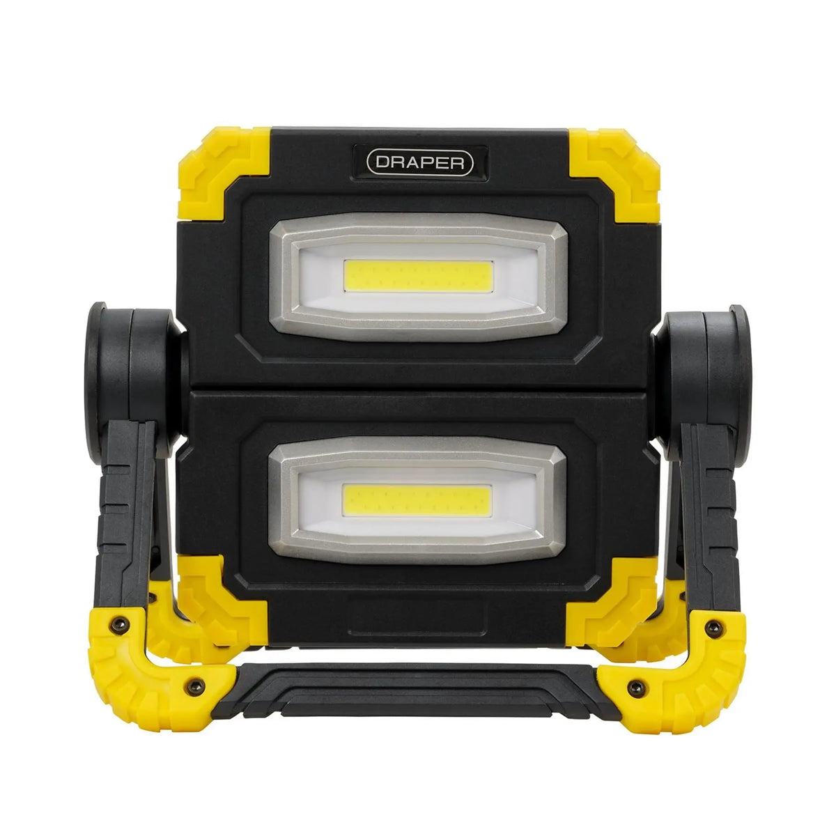 Draper Twin COB LED Rechargeable Work Light 10W 850 Lumens Micro USB Cable Supplied 87696 White Rose Tools