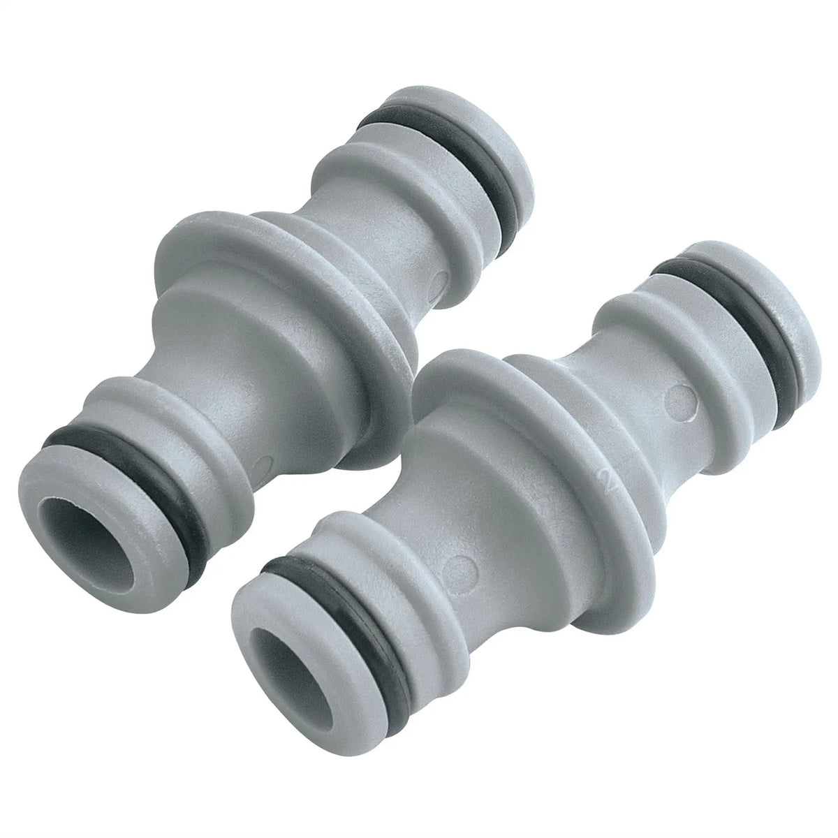 Draper Two-Way Hose Connector (Pack of 2) 25910 White Rose Tools