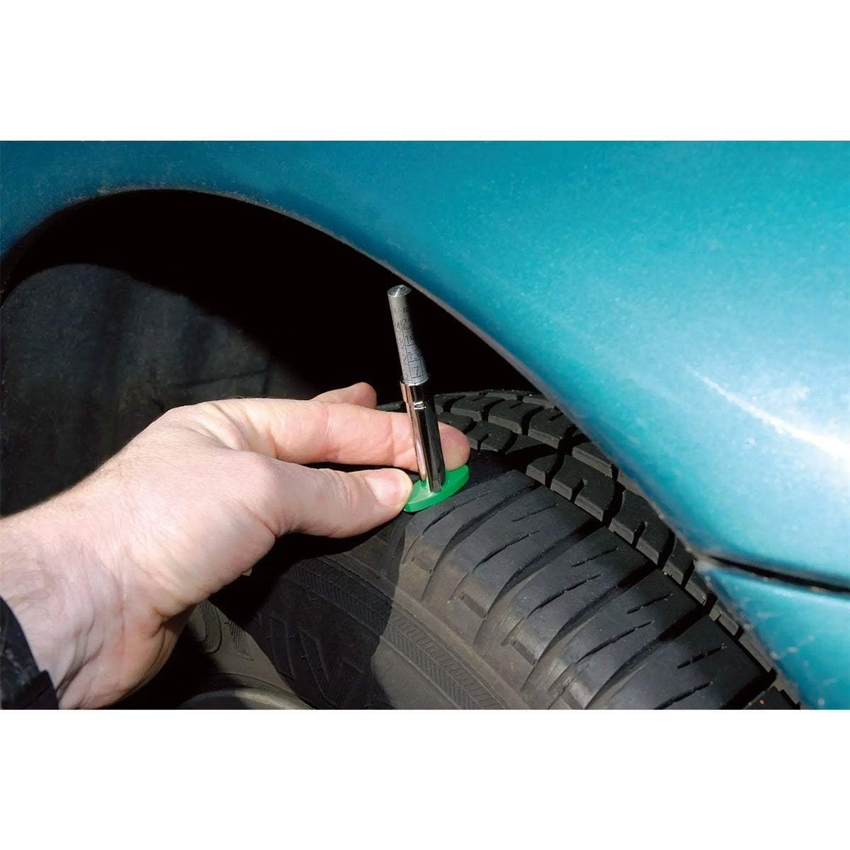 Draper Tyre Tread Depth Gauge 1-26mm 27298 White Rose Tools