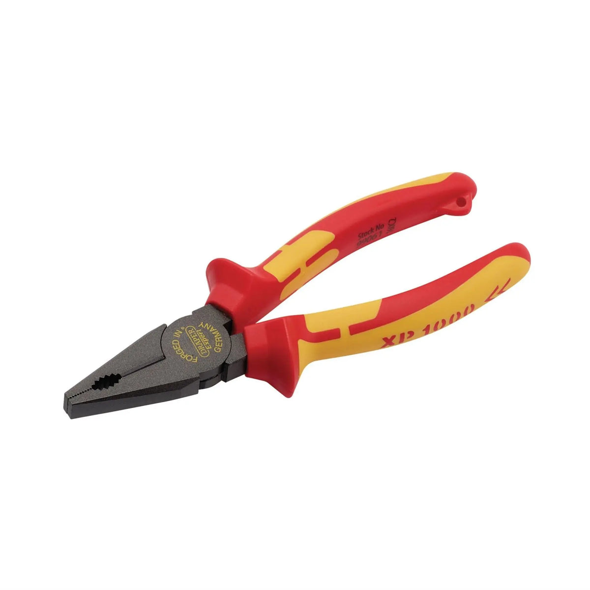 Draper XP1000 VDE Combination Pliers 160mm Tethered 99061 White Rose Tools