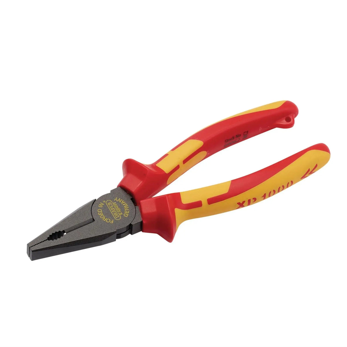 Draper XP1000 VDE Combination Pliers 180mm Tethered 99062 White Rose Tools