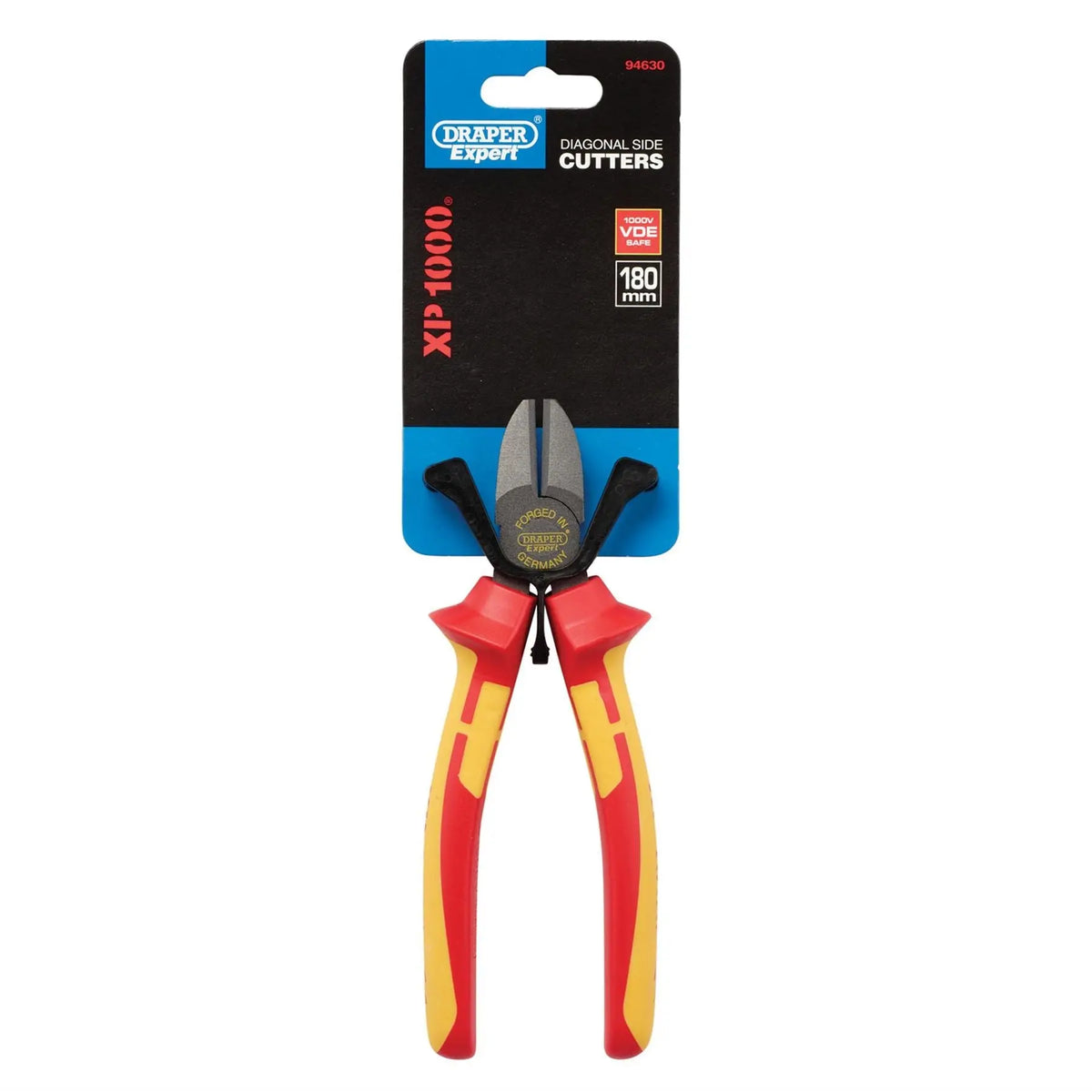 Draper XP1000 VDE Diagonal Side Cutter 180mm 94630 White Rose Tools