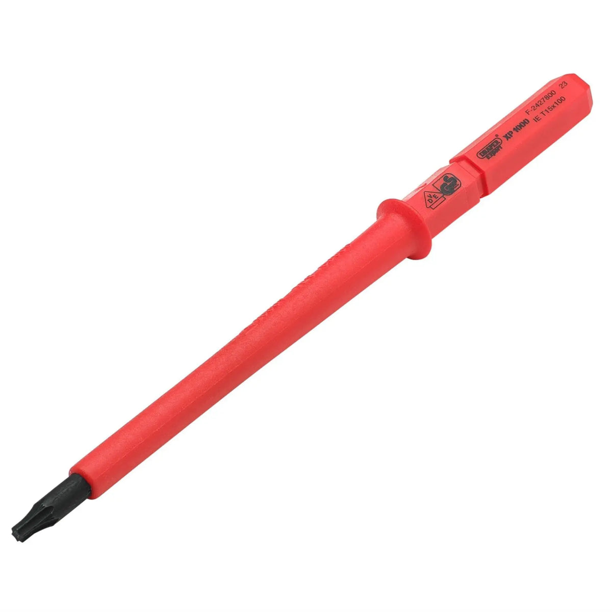 Draper XP1000 VDE Draper TX-STAR® Interchangeable Screwdriver Blade T15 x 100mm 24750 White Rose Tools