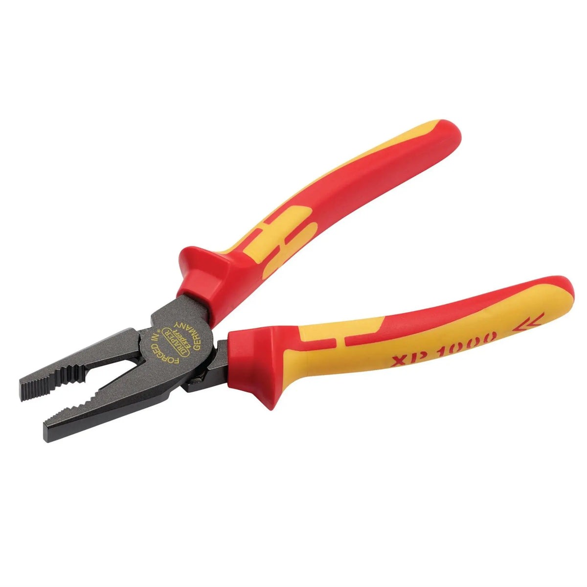 Draper XP1000 VDE Hi Leverage Combi Pliers 200mm 94636 White Rose Tools