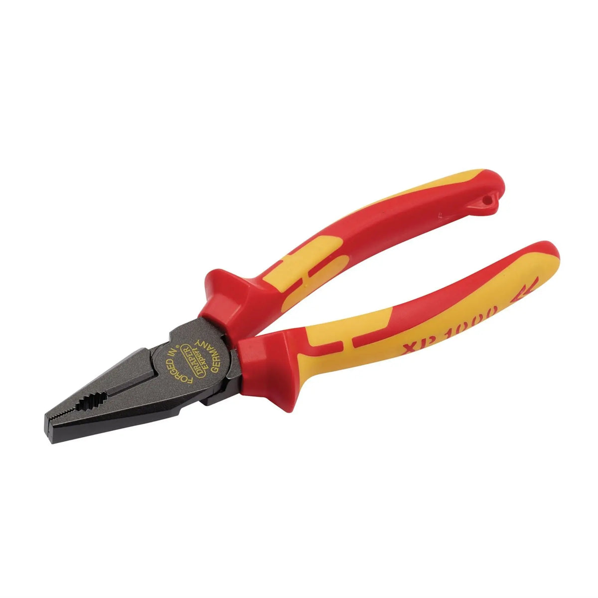 Draper XP1000 VDE Hi-Leverage Combination Pliers 180mm Tethered 99503 White Rose Tools