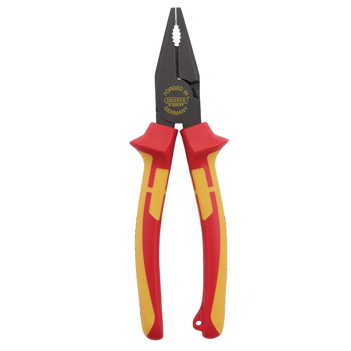 Draper XP1000 VDE Hi-Leverage Combination Pliers 200mm Tethered 99064 White Rose Tools