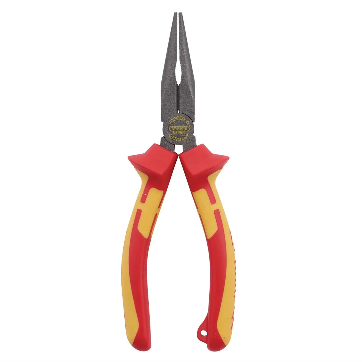 Draper XP1000 VDE Long Nose Pliers 160mm Tethered 99067 White Rose Tools