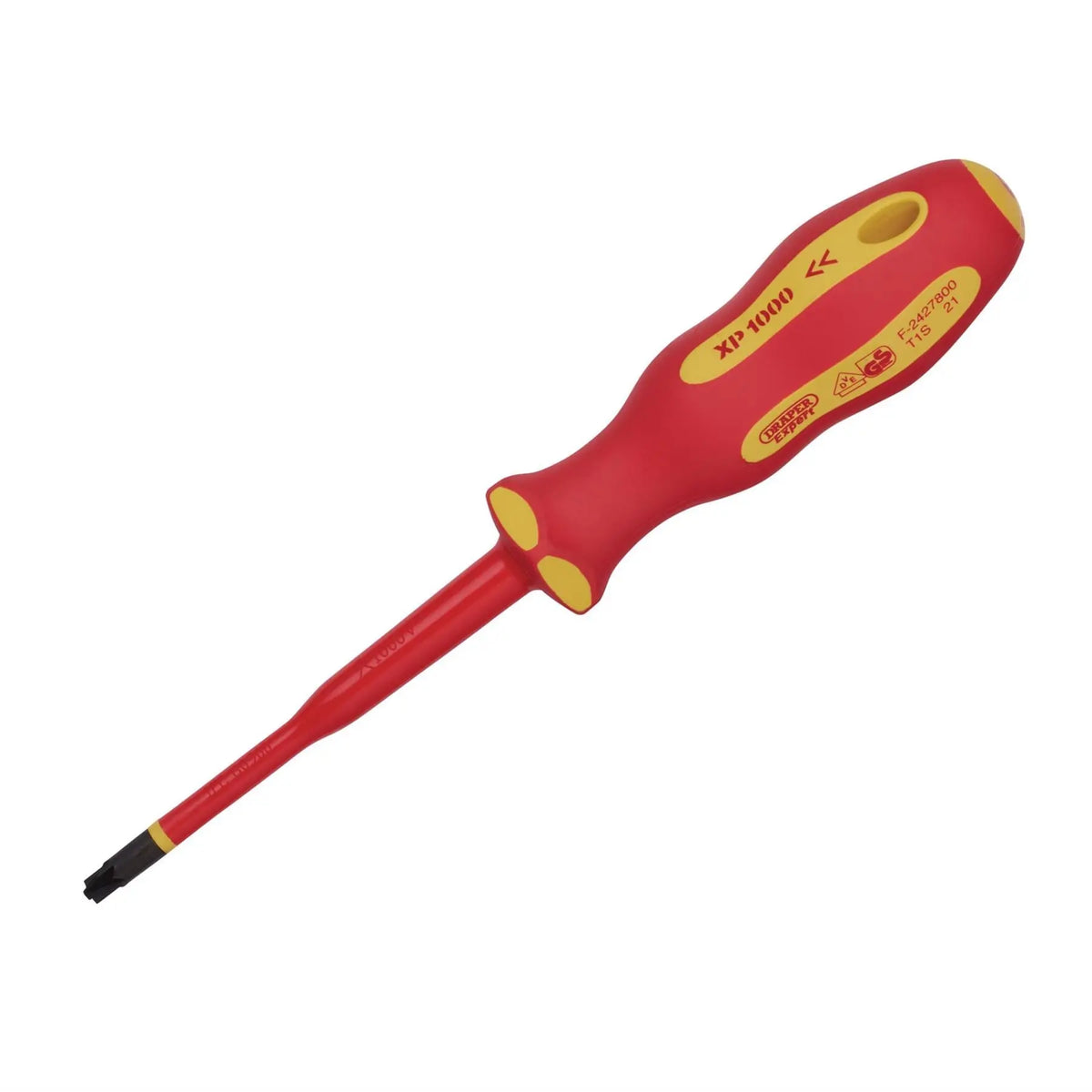 Draper XP1000 VDE PZ/SL Type Slimline Screwdriver No.2 x 100mm 02256 White Rose Tools