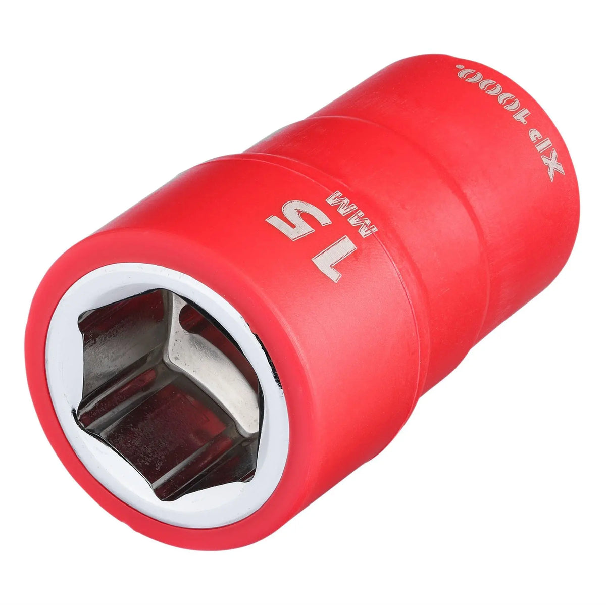 Draper XP1000 VDE Socket 3/8" Sq. Dr. 15mm 17643 White Rose Tools