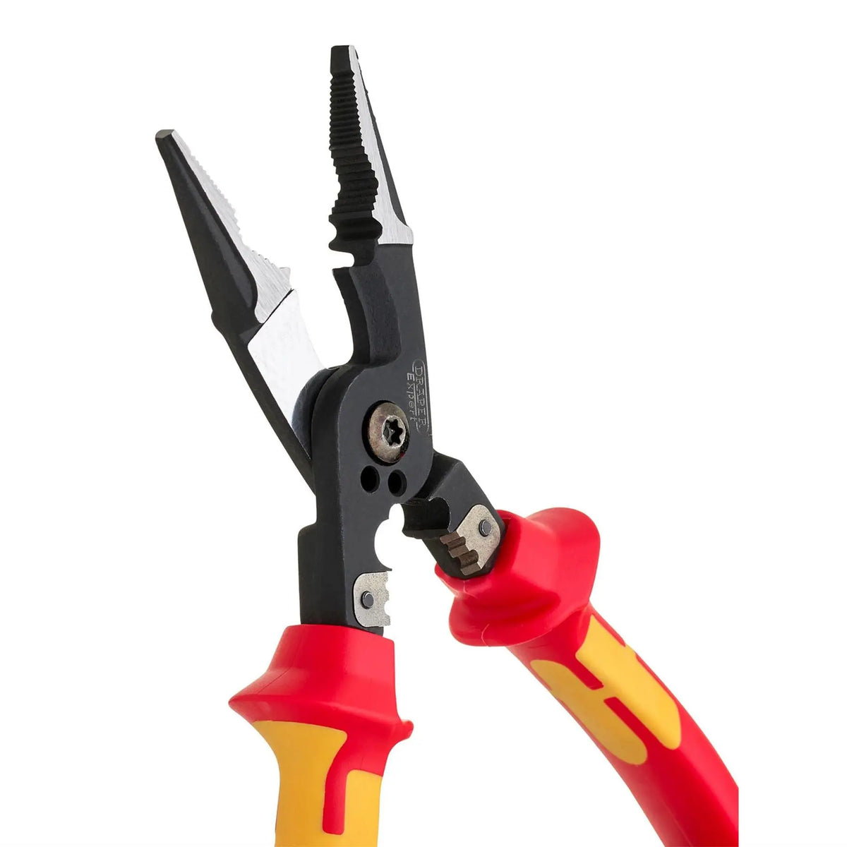 Draper XP1000 VDE Tethered 8-in-1 Electricians Pliers 215mm 94605 White Rose Tools