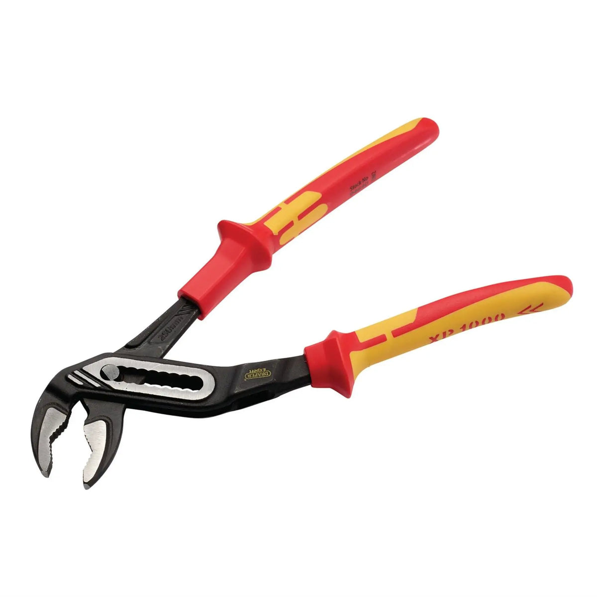 Draper XP1000 VDE Water Pump Pliers 250mm 94640 White Rose Tools