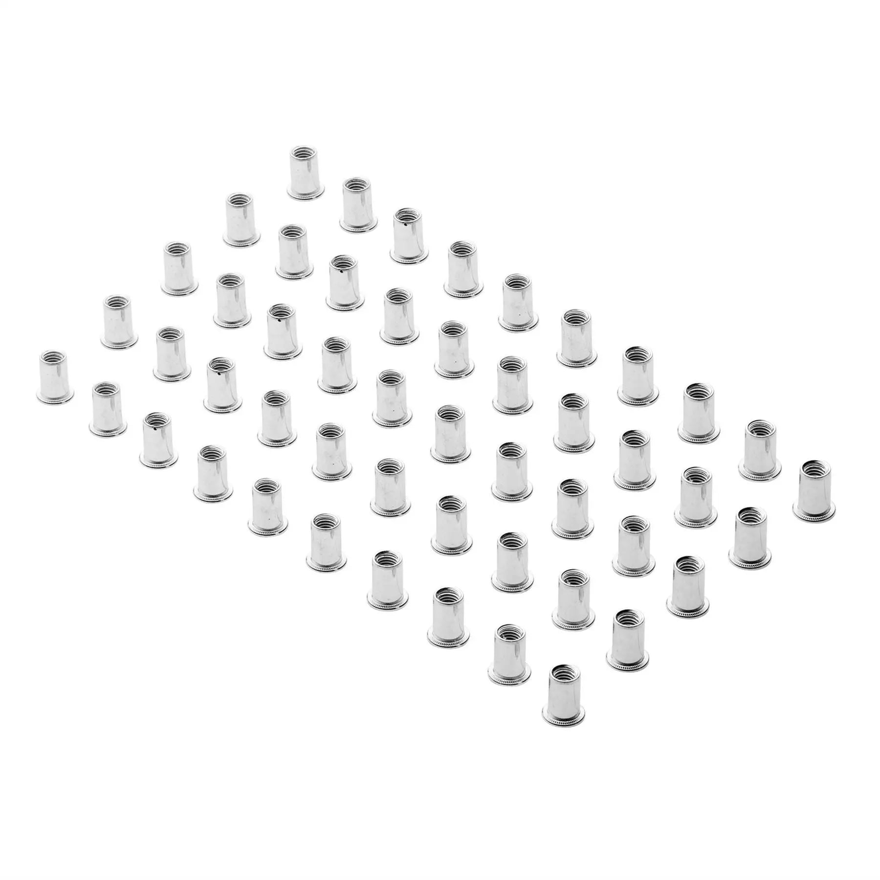 Draper Zinc Plated Threaded Insert Rivet Nuts M8 x 1.25mm (Pack of 50) 04054 White Rose Tools