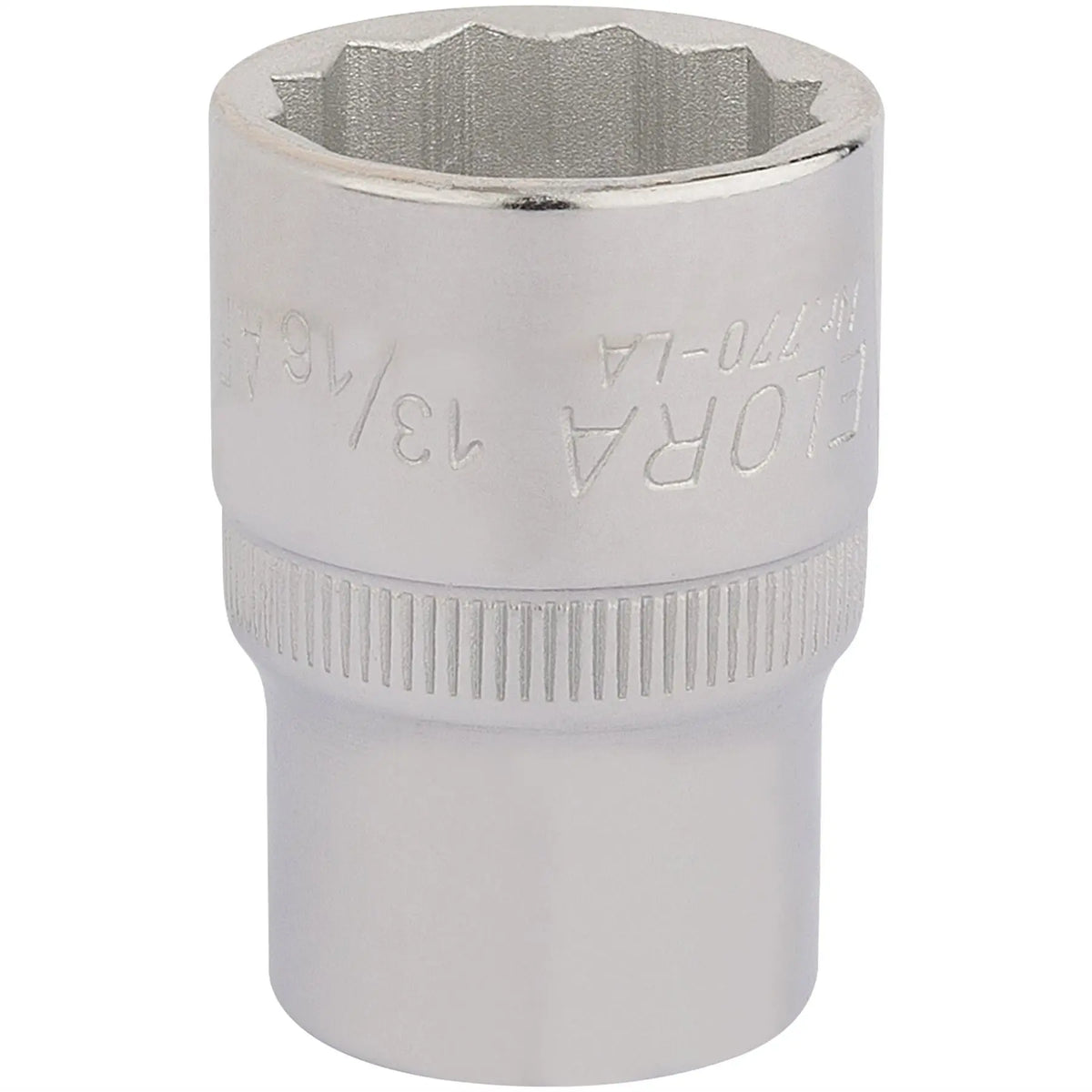 Elora Bi-Hexagon Socket 1/2" Sq. Dr. 13/16" 24434 White Rose Tools