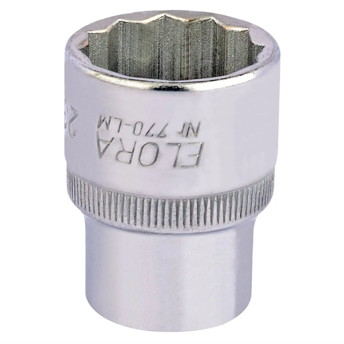 Elora Bi-Hexagon Socket 1/2" Sq. Dr. 23mm 24682 White Rose Tools