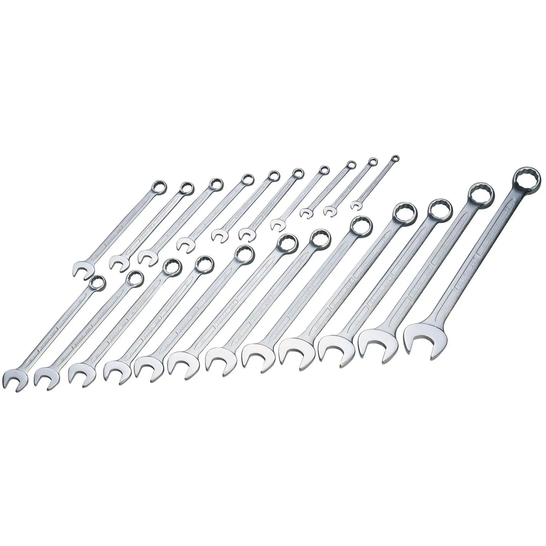 Elora Long Metric Combination Spanner Set (22 Piece) 03115 White Rose Tools