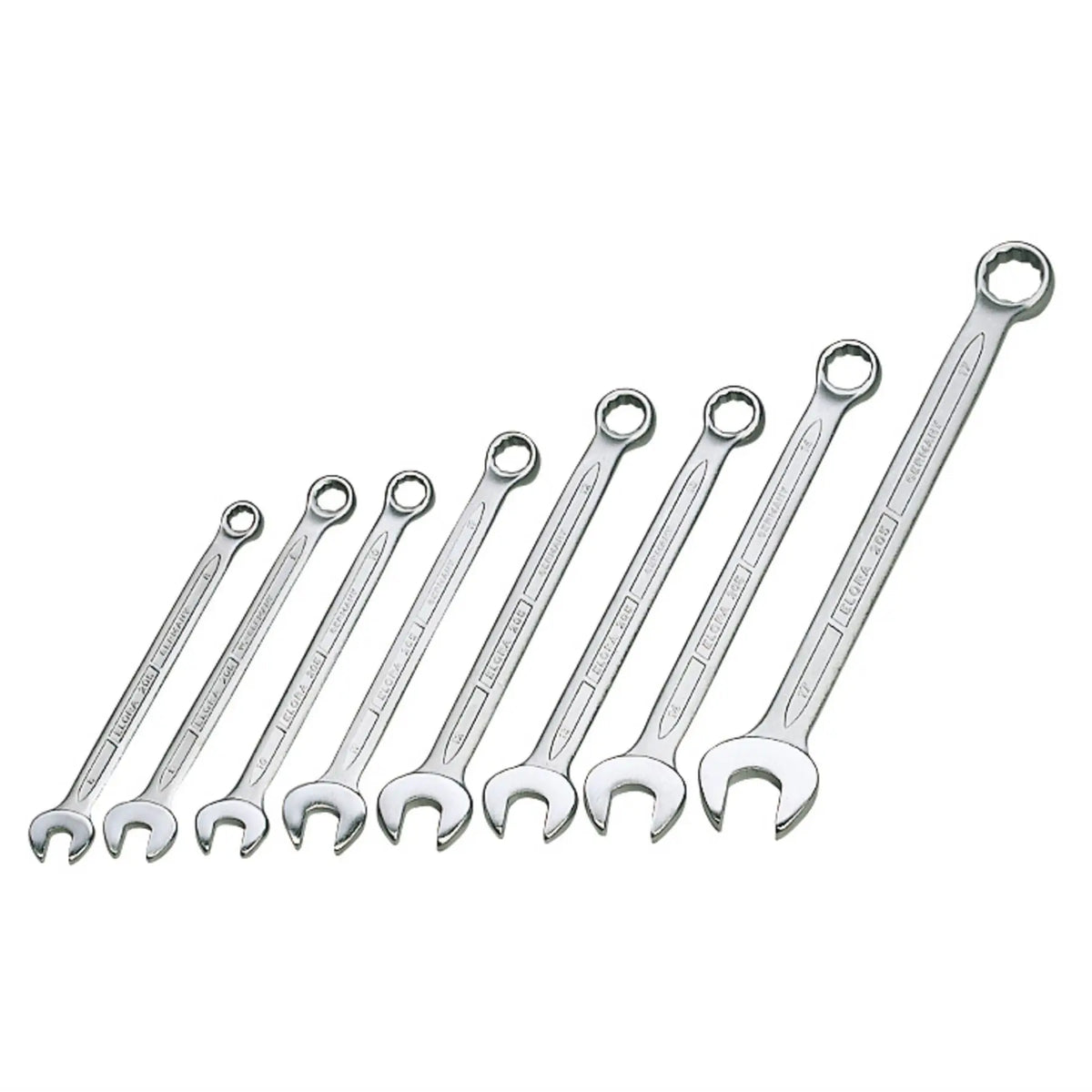 Elora Long Metric Combination Spanner Set (8 Piece) 13710 White Rose Tools