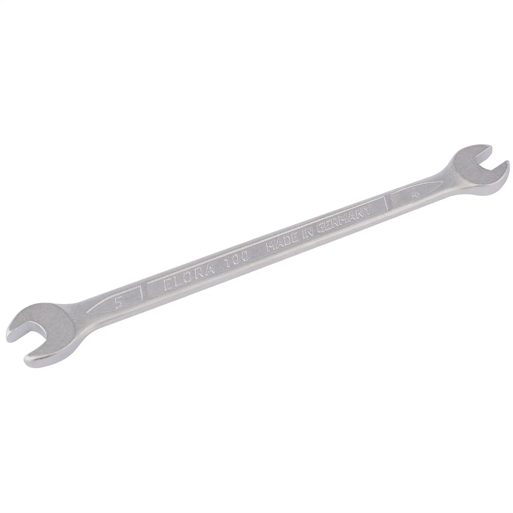 Elora Long Metric Double Open End Spanner 4 x 5mm 01797 White Rose Tools