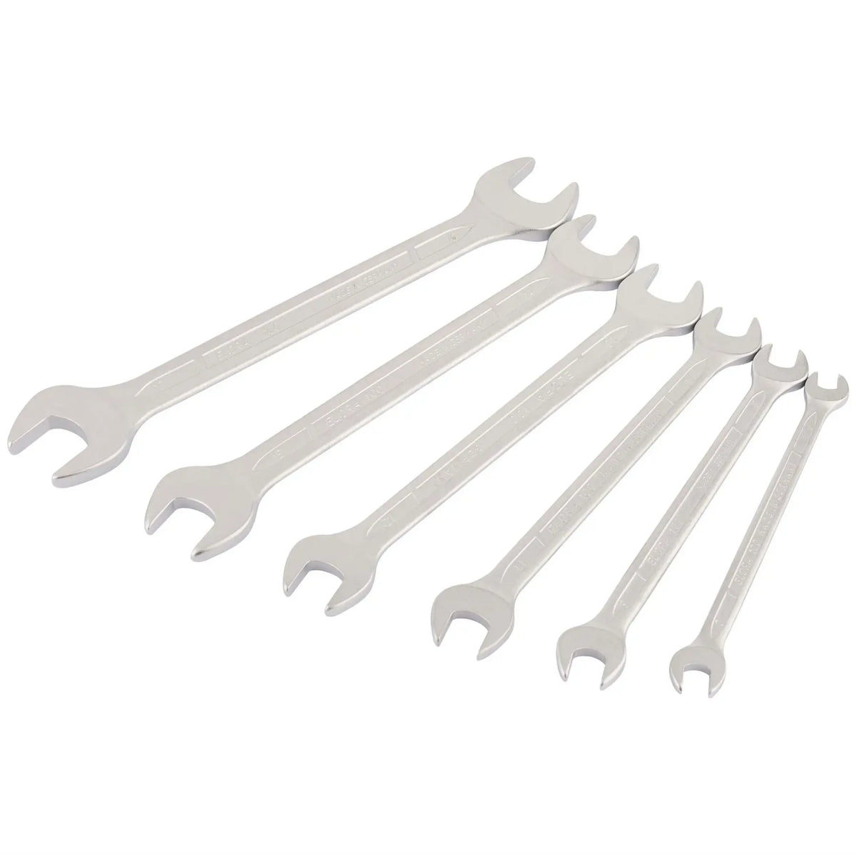 Elora Long Metric Open End Spanner Set (6 Piece) 01341 White Rose Tools
