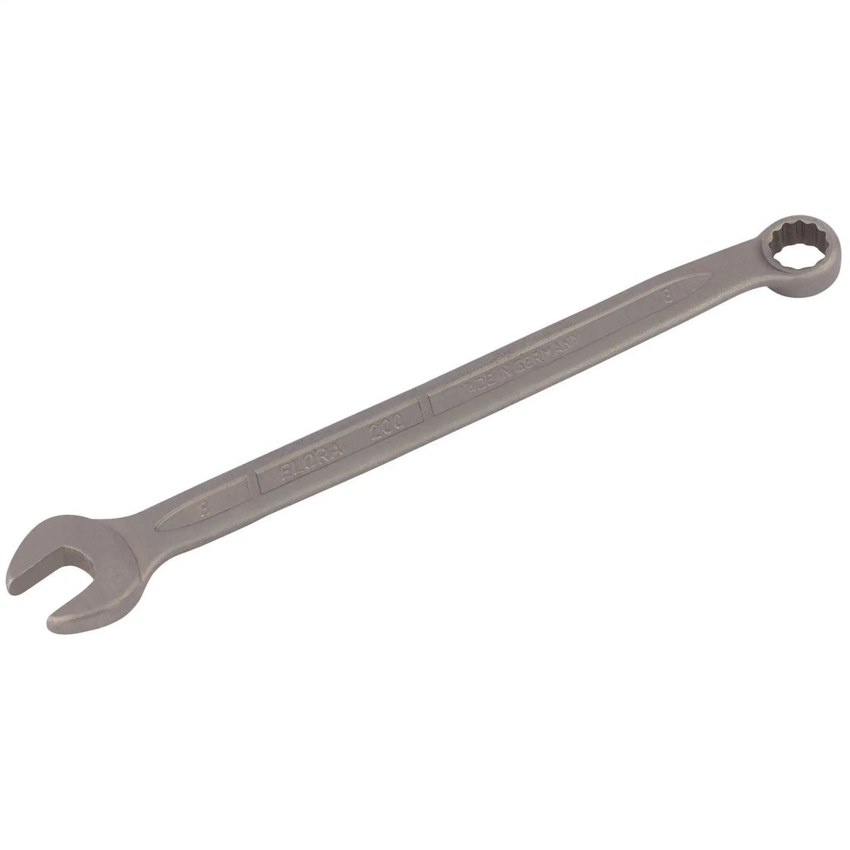 Elora Long Stainless Steel Combination Spanner 8mm 44011 White Rose Tools