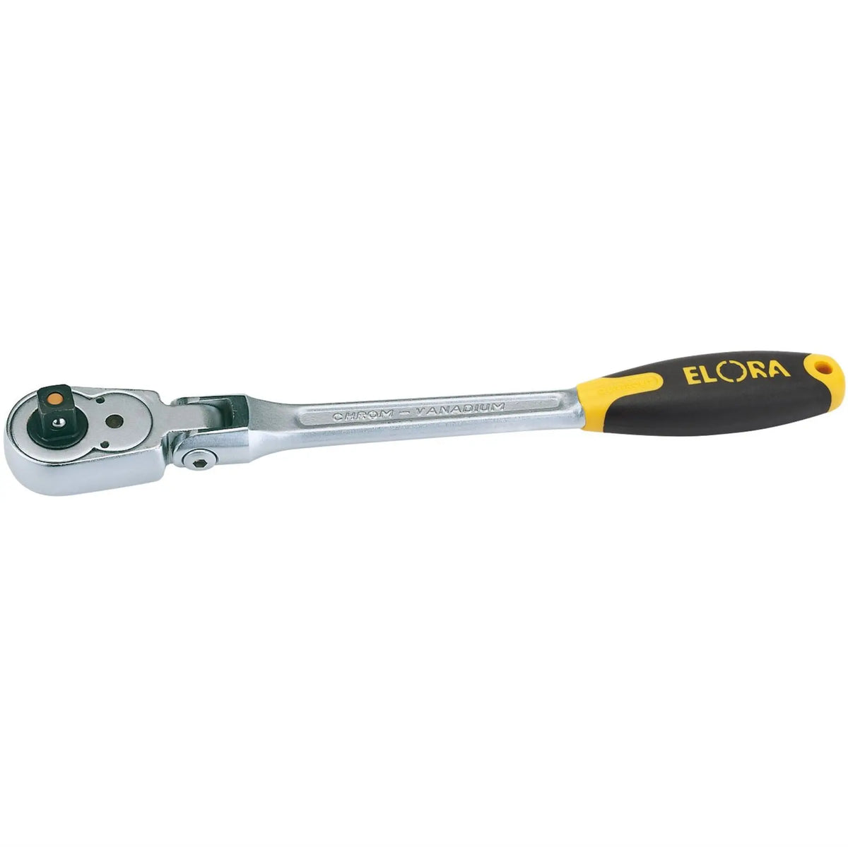 Elora Quick Release Soft Grip Reversible Ratchet with Flexible Head 1/2" Sq. Dr. 305mm 58750 White Rose Tools