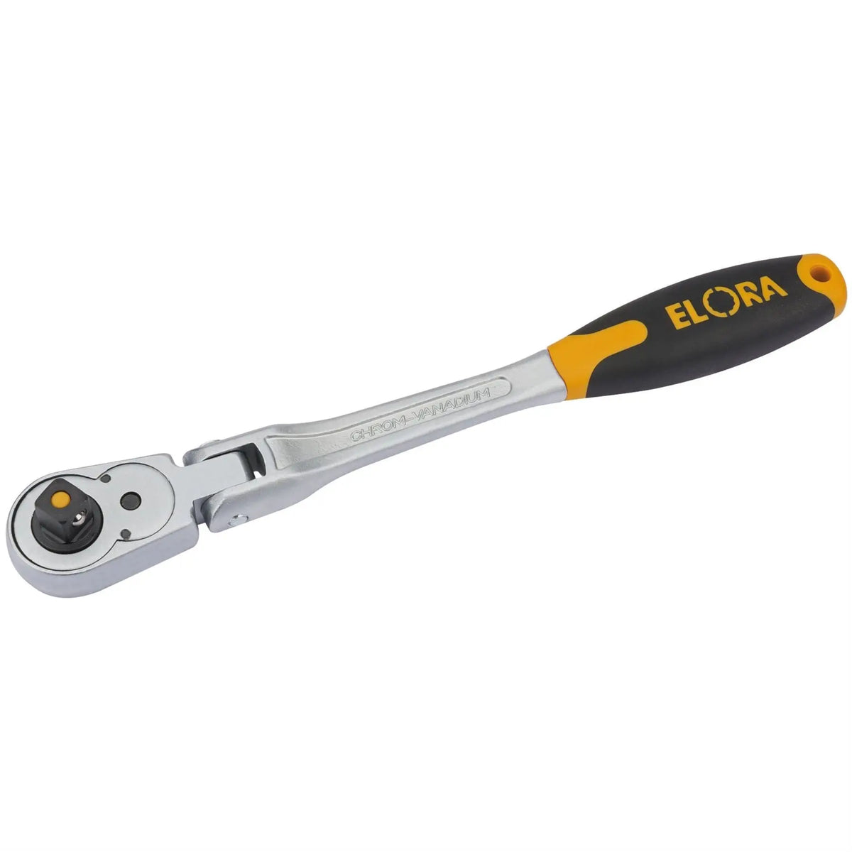 Elora Quick Release Soft Grip Reversible Ratchet with Flexible Head 1/2" Sq. Dr. 305mm 58750 White Rose Tools