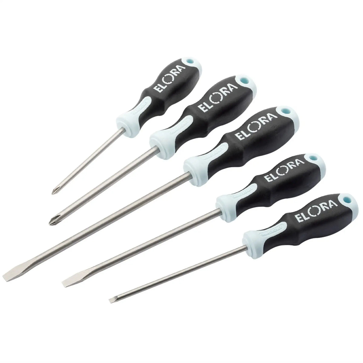 Elora Stainless Steel Engineers Screwdriver Set (5 Piece) 49129 White Rose Tools