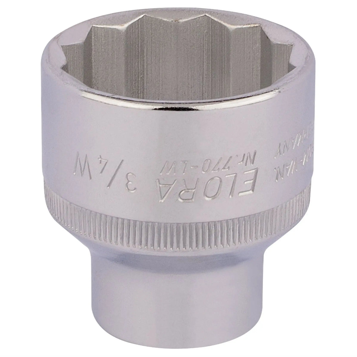 Elora Whitworth Bi-Hexagon Socket 1/2" Sq. Dr. 3/4" 24898 White Rose Tools