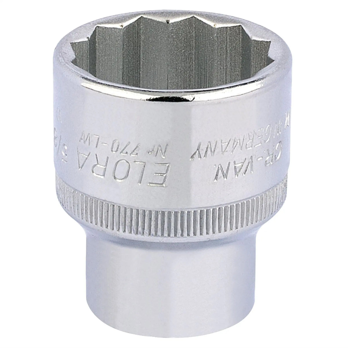 Elora Whitworth Bi-Hexagon Socket 1/2" Sq. Dr. 5/8" 24872 White Rose Tools