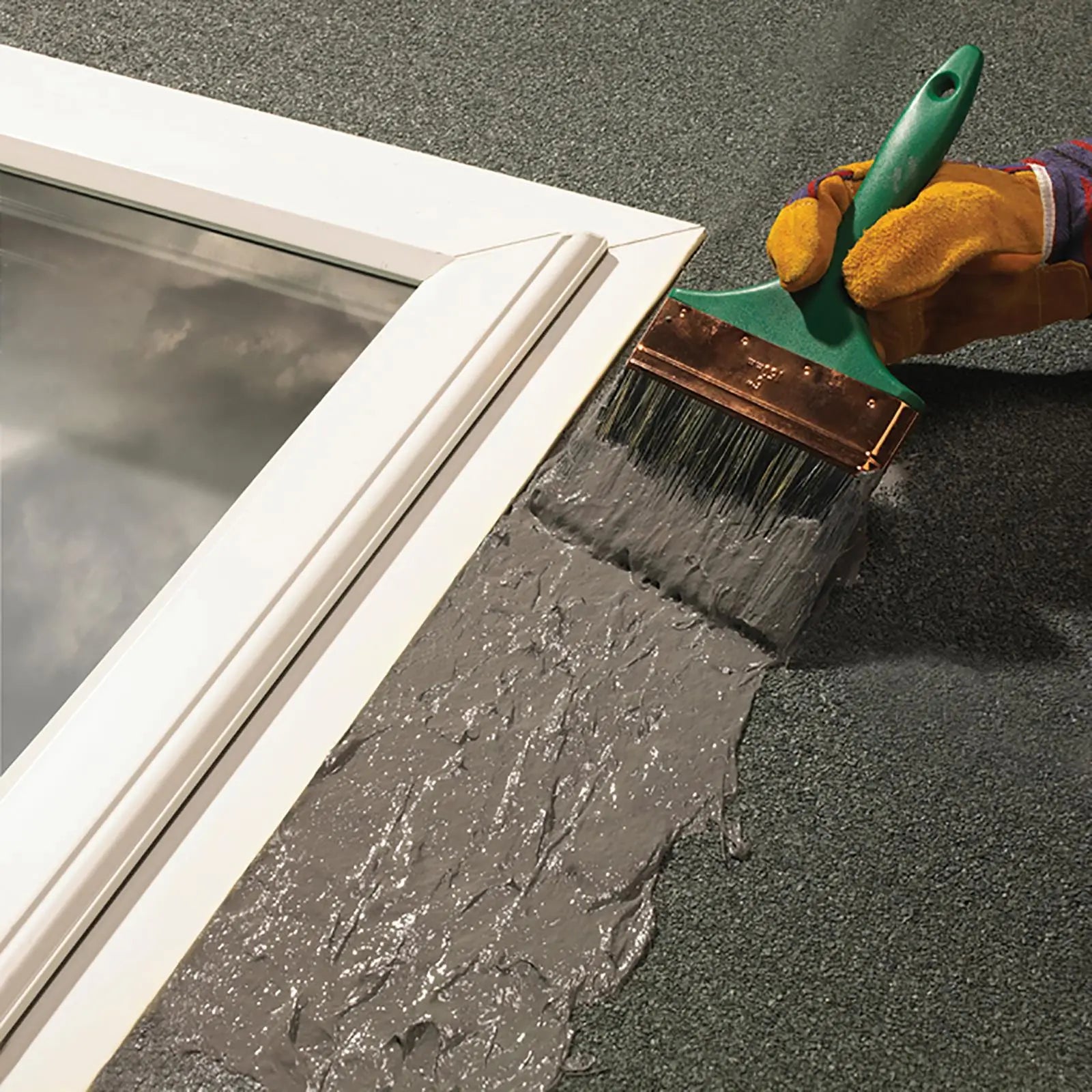 EverBuild Evercryl One Coat Instant Waterproofing for Roofs, Gutters and Gulleys 5L Black