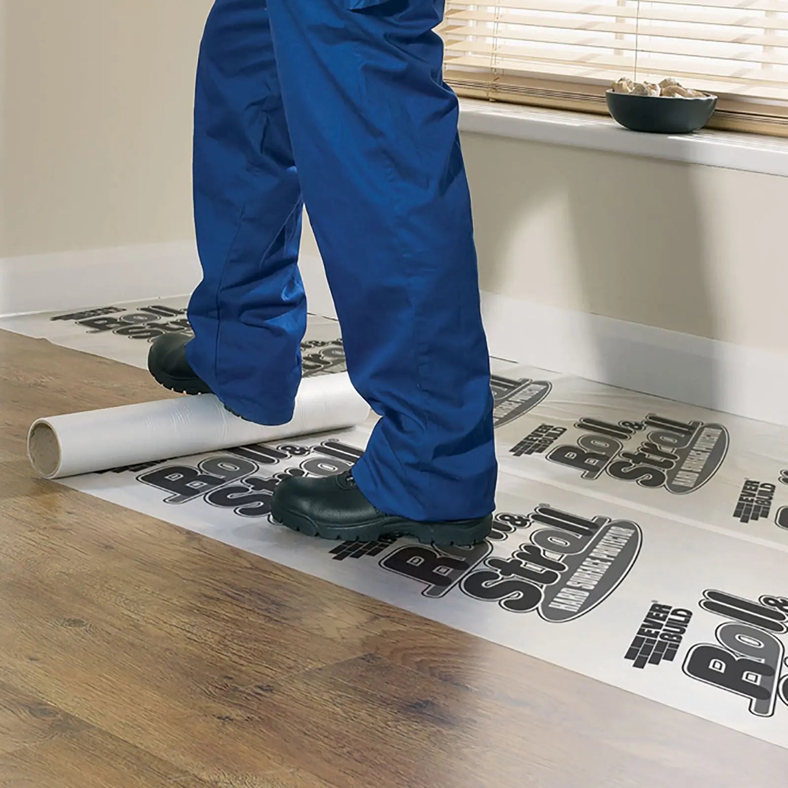 EverBuild Roll and Stroll Hard Surface Floor Protector 600mm x 75m